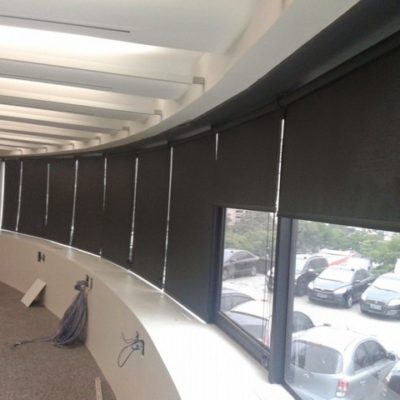 Cortinas automáticas para escritório